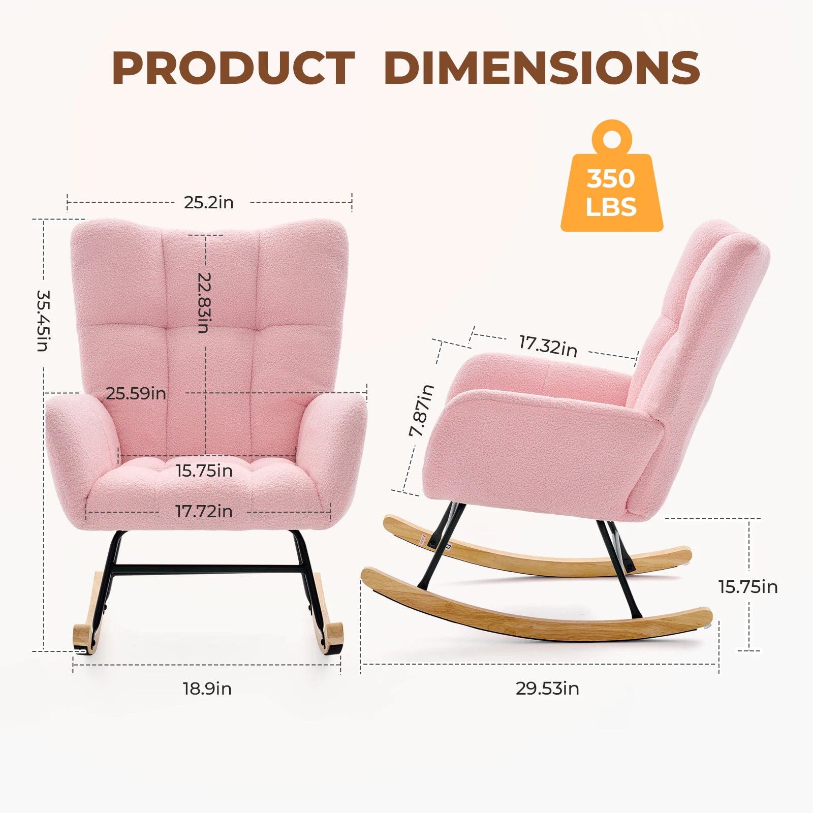 Teddy Upholstered Rocking Chair