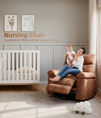 Retro Recliner Chair PU Leather