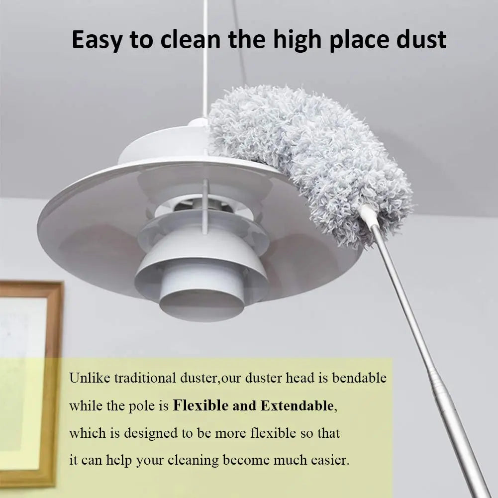 Extendable Microfiber Duster Pole