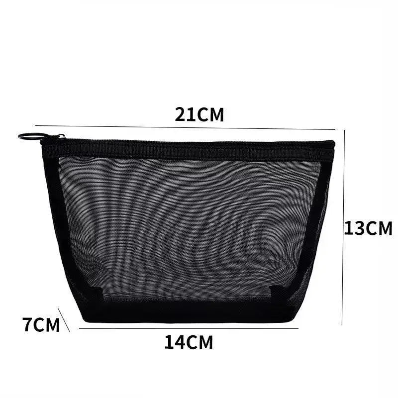 3-Pack Mesh Cosmetic Pouches