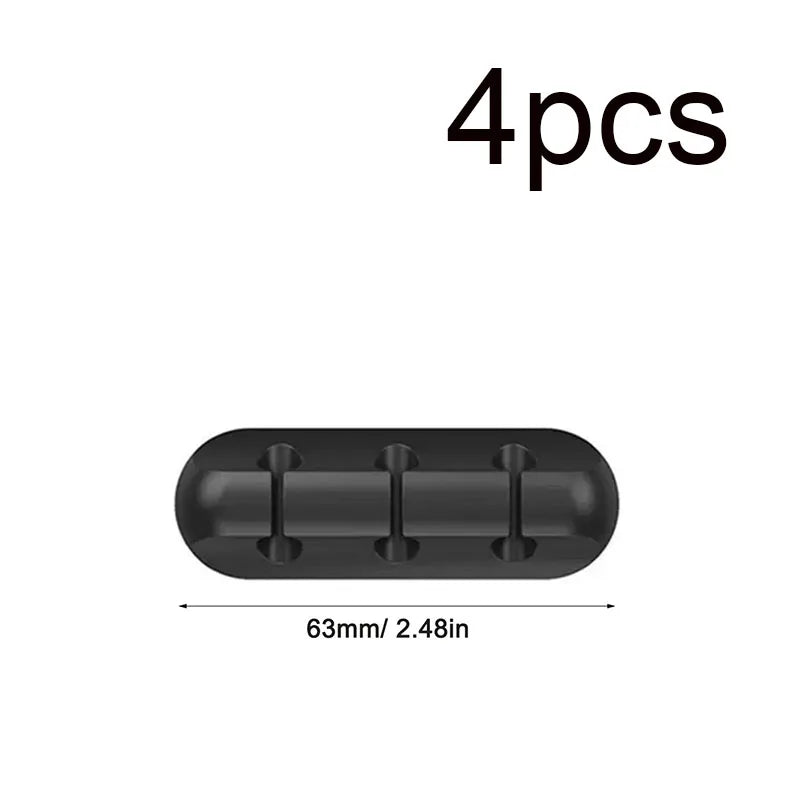 Silicone Cable Management Clips