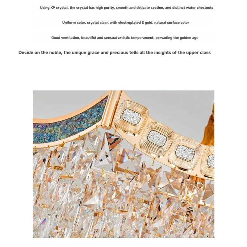 Elegant Crystal Chandelier Designer Light