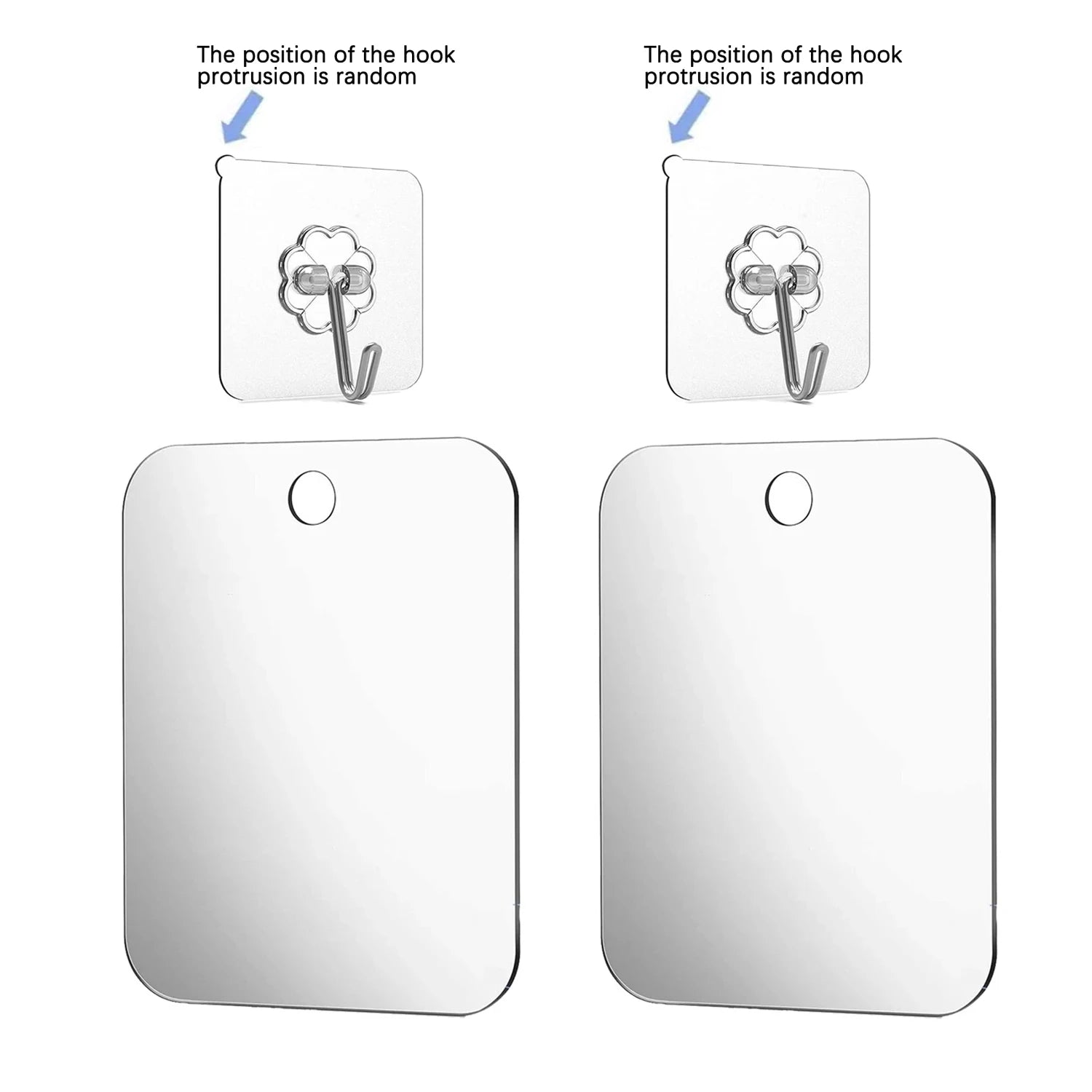 Portable Travel Acrylic Mirror Shaver