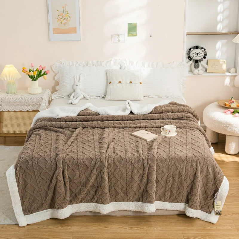 Luxurious Sherpa Fleece Blanket