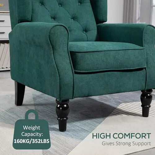 Tufted Wingback Accent Chair