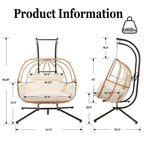 Oversized 2-Person Egg Swing Chair