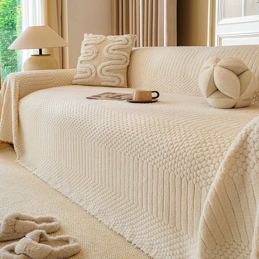 Bohemian Fleece Sofa Throw