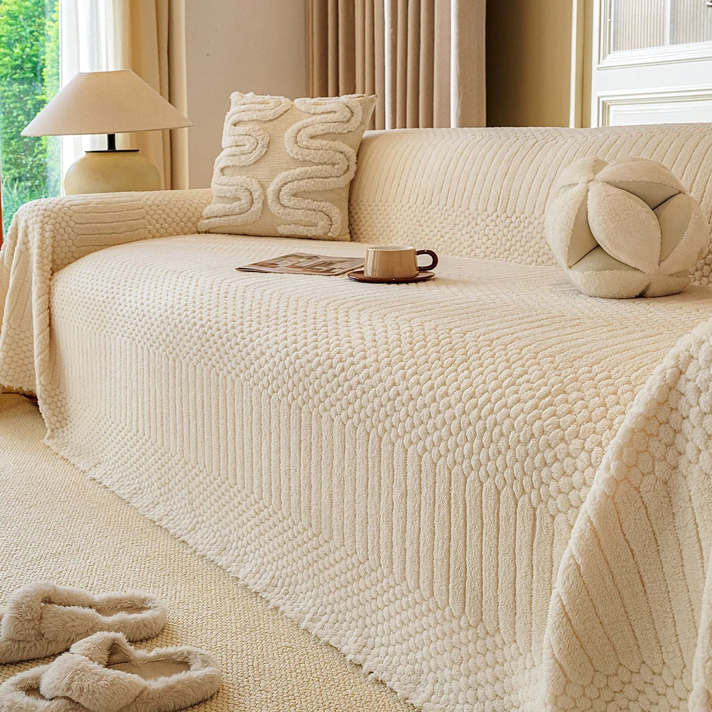 Bohemian Fleece Sofa Throw