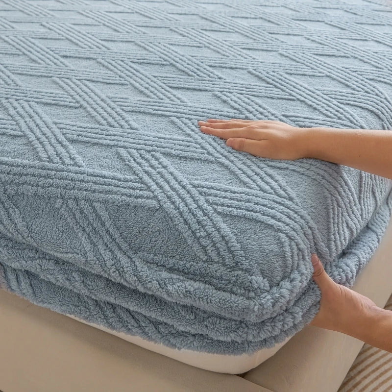 Cozy Fleece Thermal Fitted Bedsheet