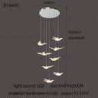 LED Bird Pendant Chandelier