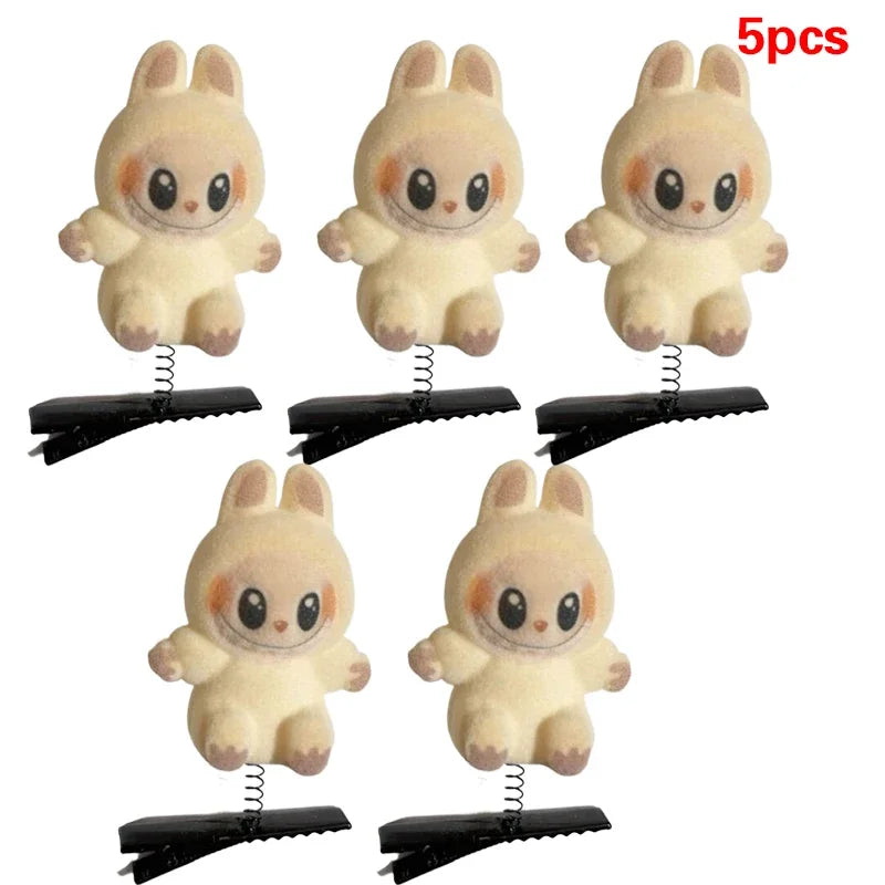 LABUBU FAN 5Pcs New Hair Clips