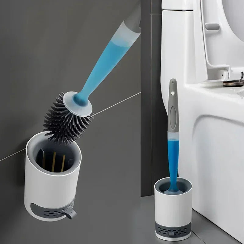 Eco-Friendly Toilet Brush with Detergent