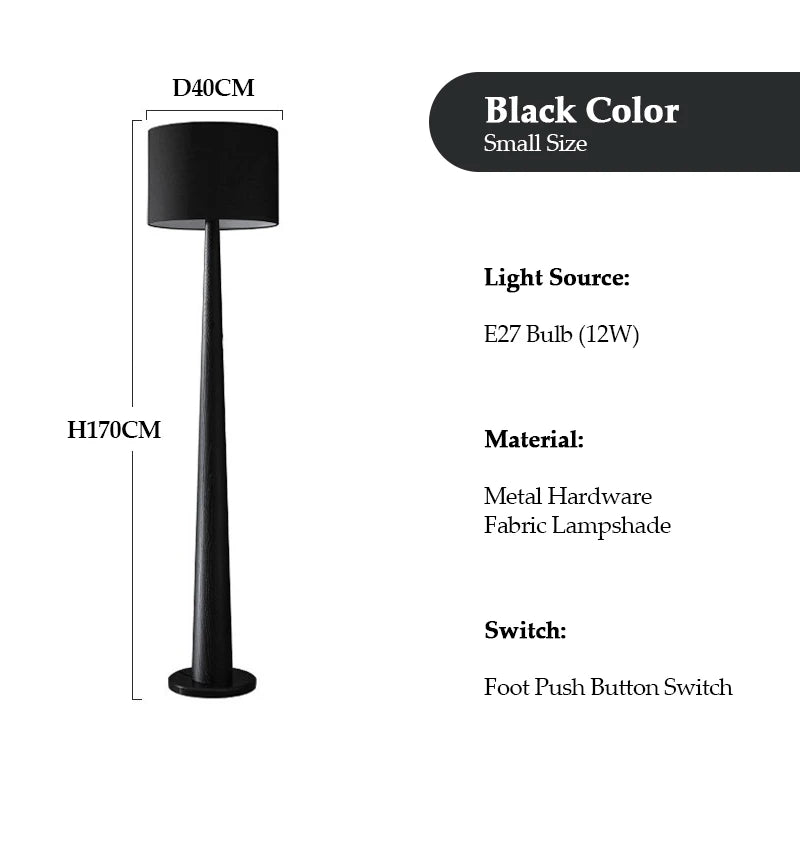 Luxury Wooden Floor Lamp