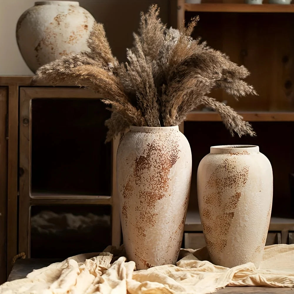 Elegant Spotted Retro Ceramic Planter