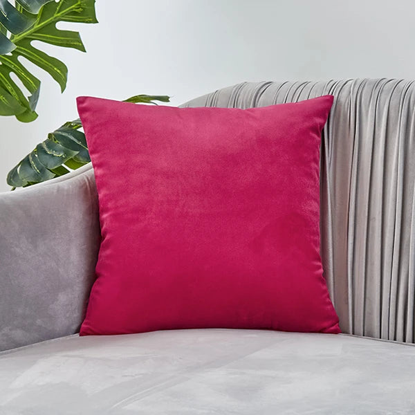Plush Velvet Sofa Cushion Cover