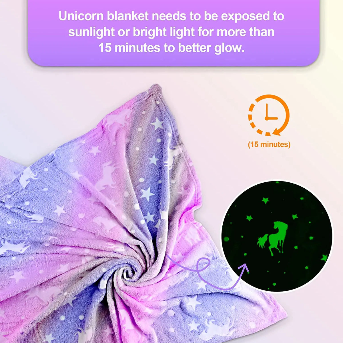 Glow-in-Dark Kids Blanket