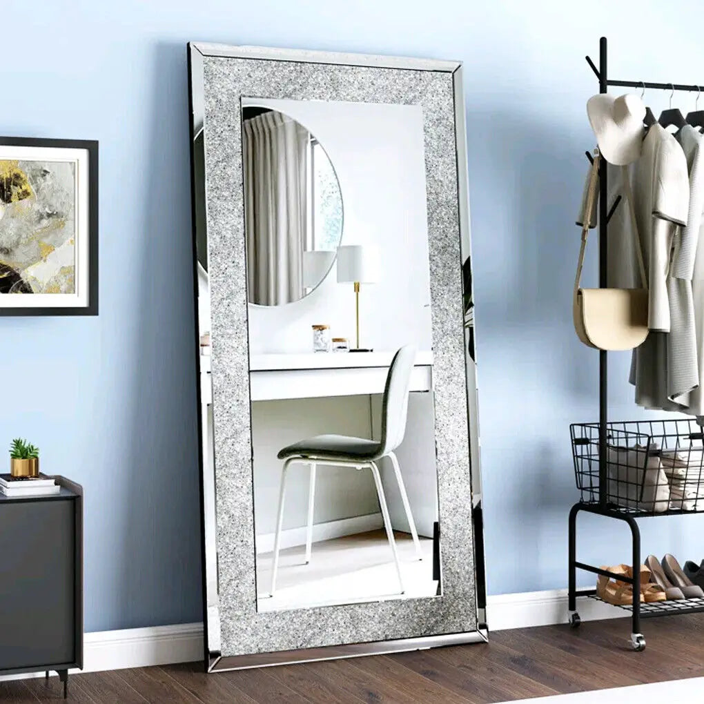 Sparkly Crystal Diamond Wall Mirror