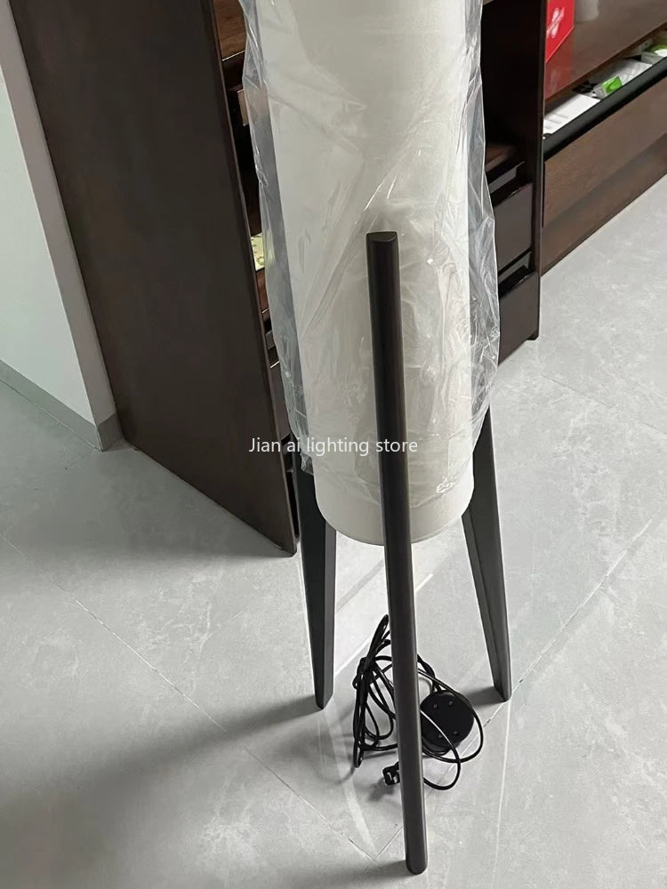 Zen Walnut Floor Lamp