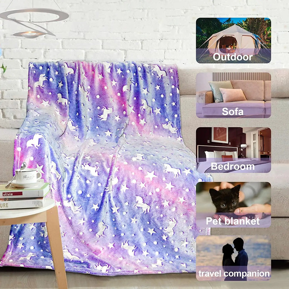 Glow-in-Dark Kids Blanket