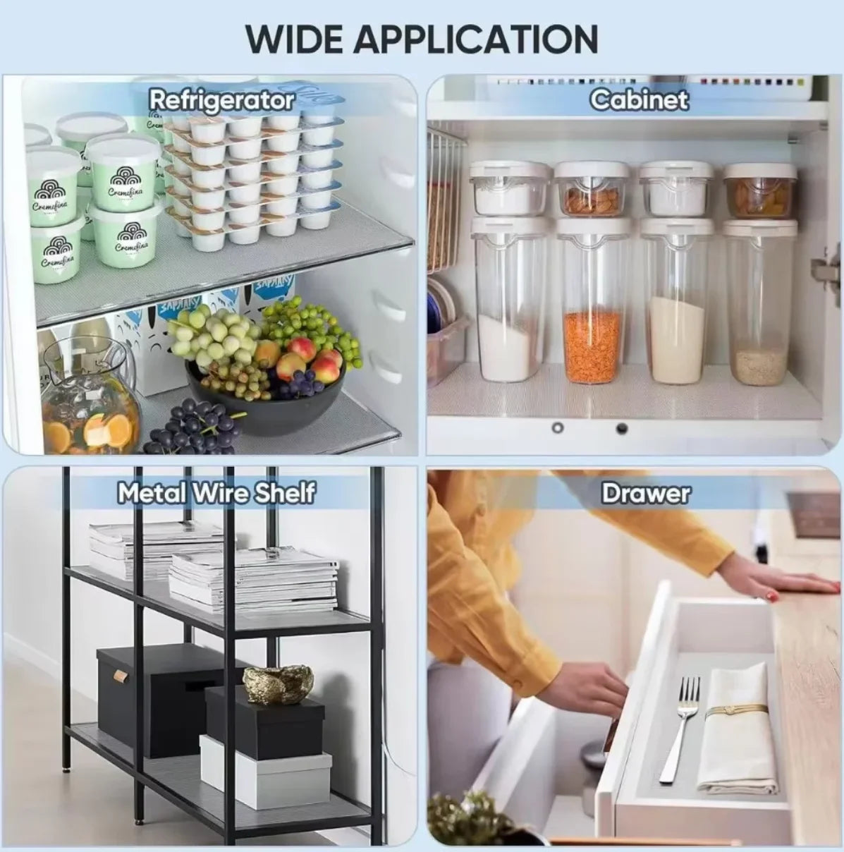 Waterproof EVA Non-Slip Drawer Liner