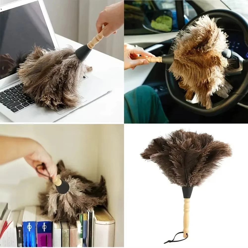 Natural Ostrich Feather Duster