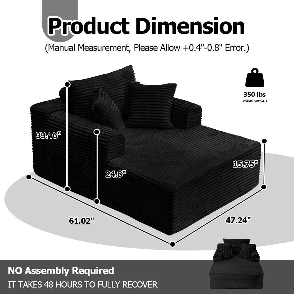 Convertible Memory Foam Sofa Bed