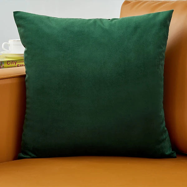 Plush Velvet Sofa Cushion Cover