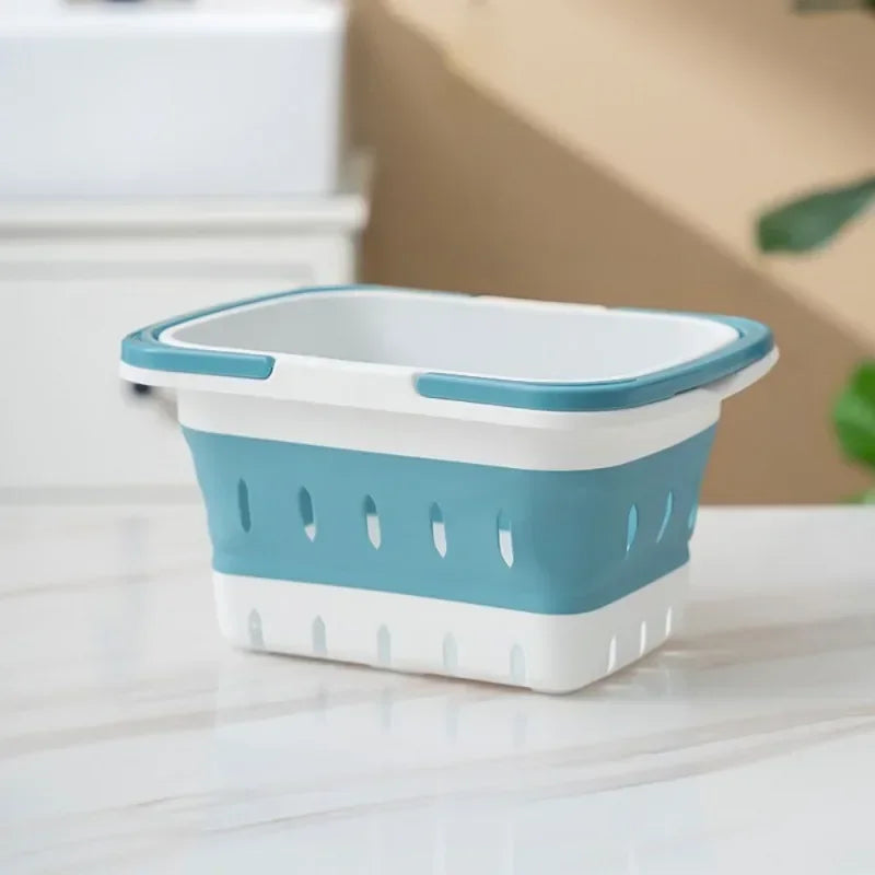 Space-Saving Collapsible Laundry Basket