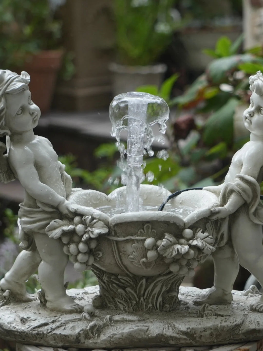 European Angel Garden Fountain Sculpture