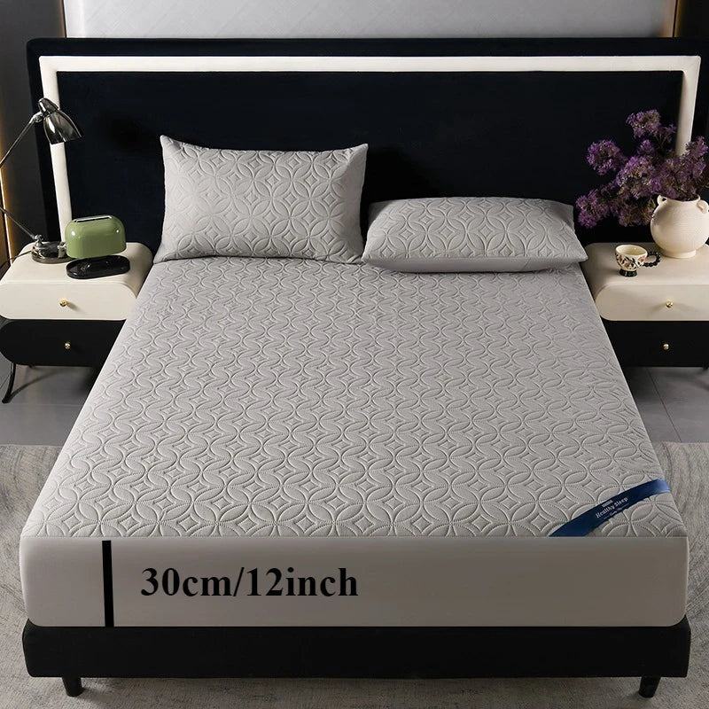 Soft Waterproof Quilted Mattress Cover