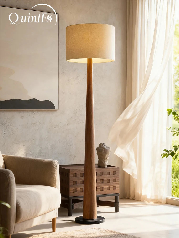 Luxury Wooden Floor Lamp