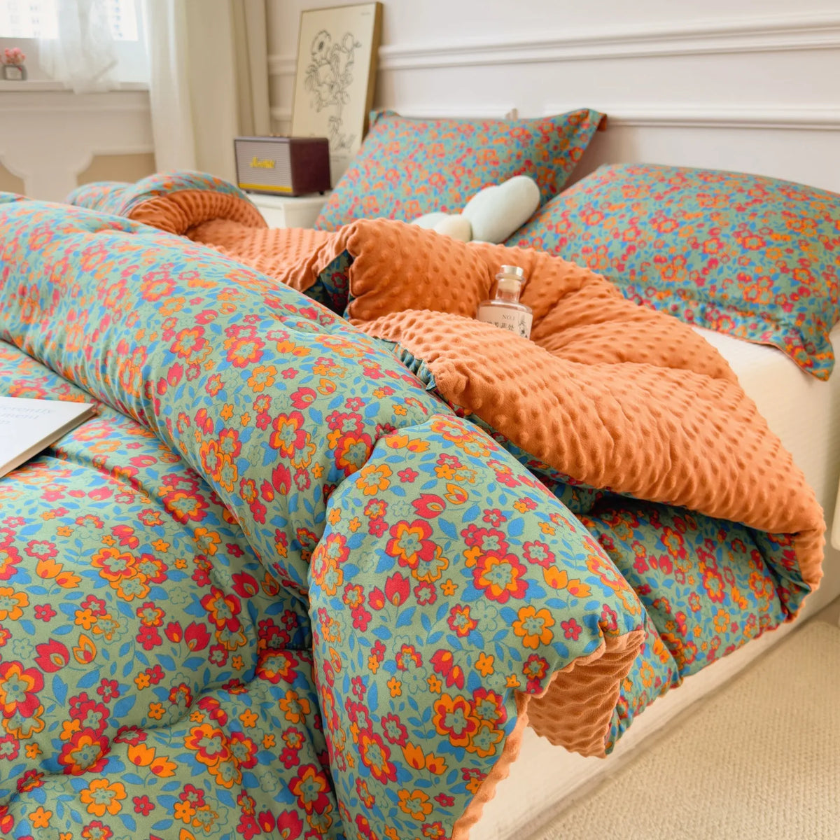Floral Winter Quilt Comforter