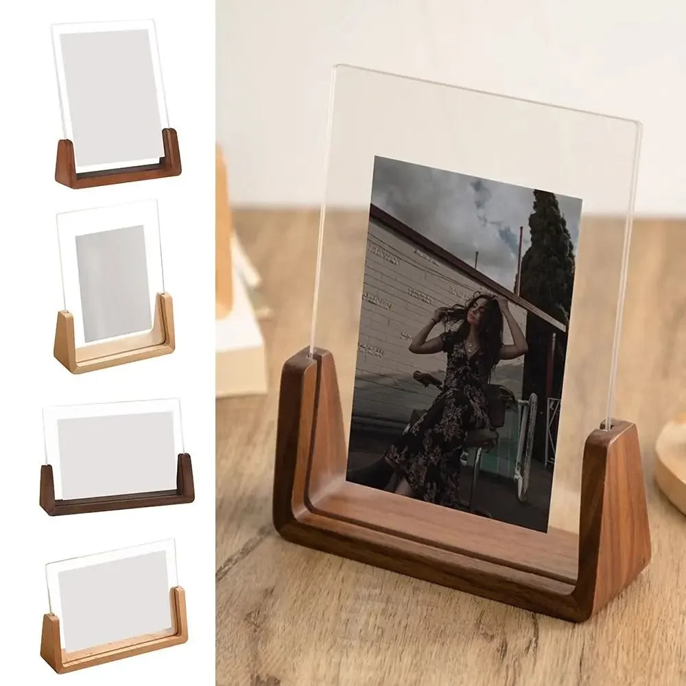 Wooden Acrylic Photo Frame Decor
