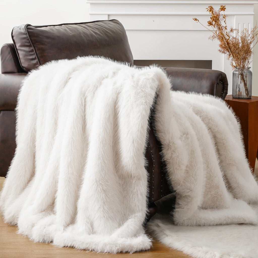 Luxury Faux Fur Throw Blanket