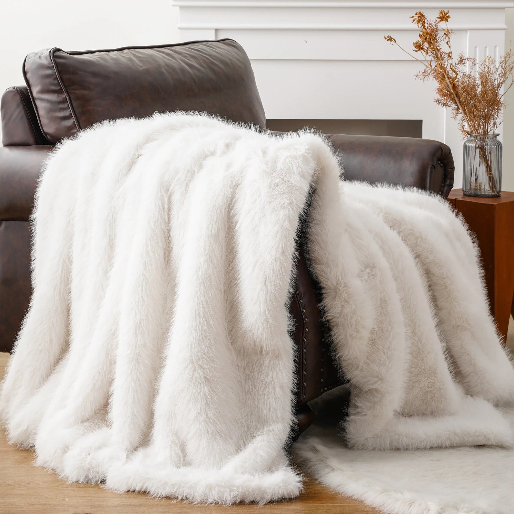 Luxury Faux Fur Throw Blanket
