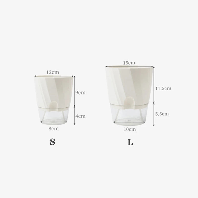 Self-Watering Transparent Planter