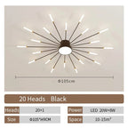 Fan-Shaped LED Ceiling Lamp