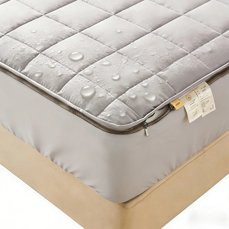 6-Sided Waterproof Zippered Queen Mattress Protector