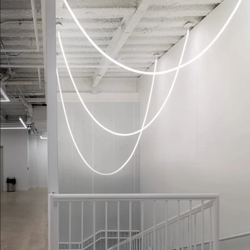 Nordic Loop Chandelier Art Design