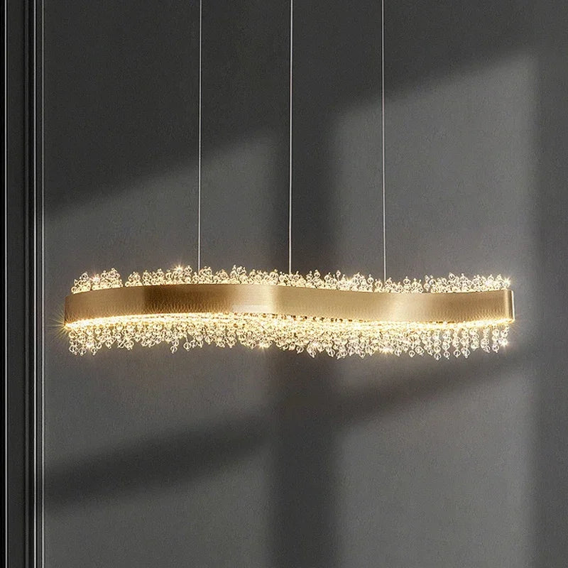 Luxury LED Crystal Chandelier Fixture