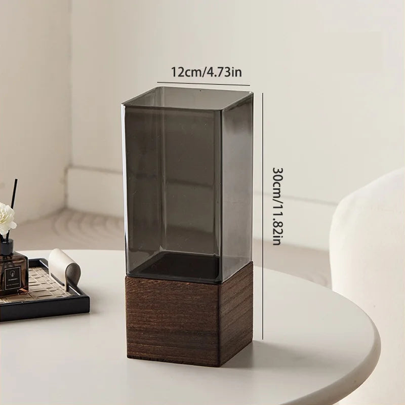 Nordic Acrylic Vase with Base