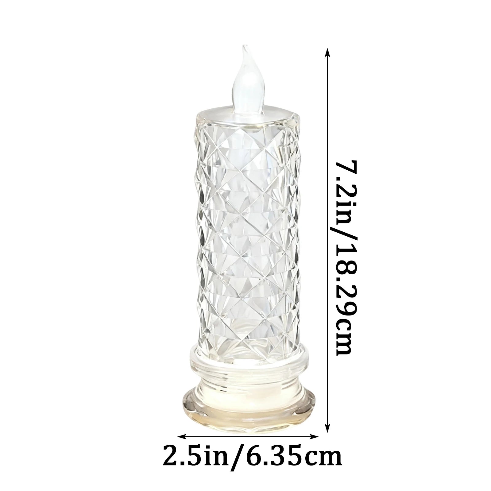 Crystal Rose LED Flameless Candle
