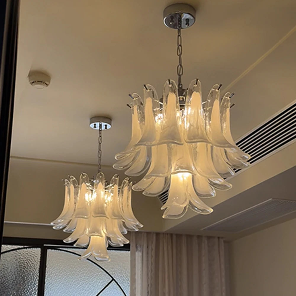 Clear Glass Pendant Chandelier