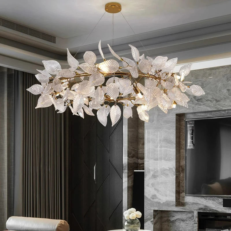 Luxury Ginkgo LED Chandelier