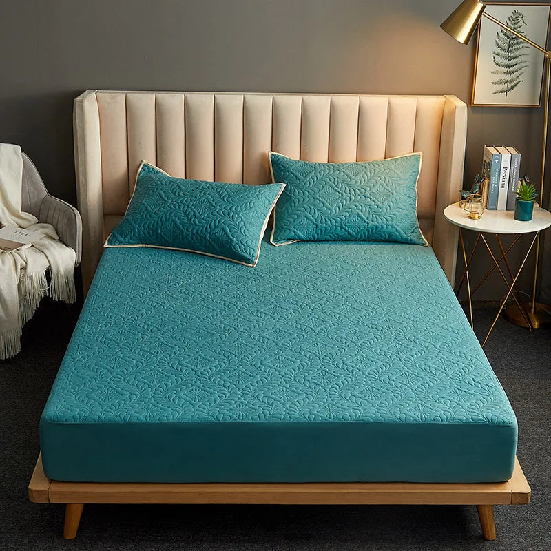 Waterproof Quilted Fitted Mattress Cover