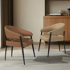 Luxury Microfiber Leather Dining Chairs