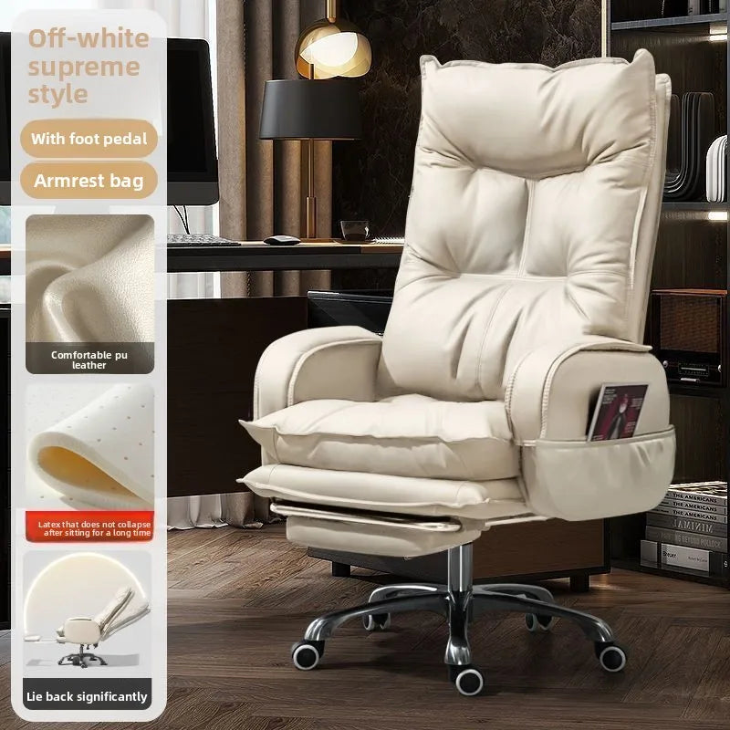 Ergonomic Executive Leather Office Chair