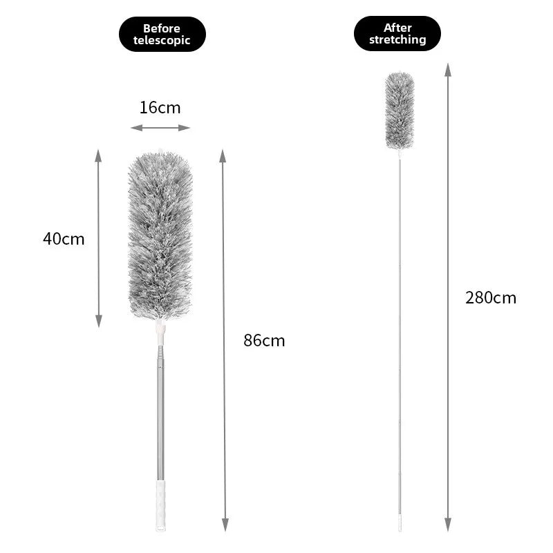 Extendable Microfiber Duster Pole