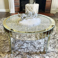 Crushed Diamond Mirrored Table