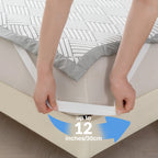 Breathable PE Cooling Mattress Topper